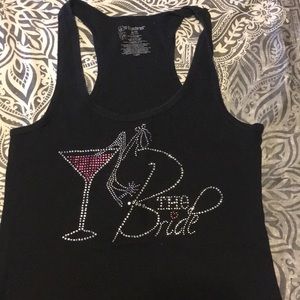 Bride tank top.